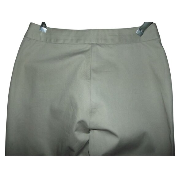 Moda International Pants 2 Stone Beige Chino wide leg Mid Rise stretch cotton - Picture 7 of 8